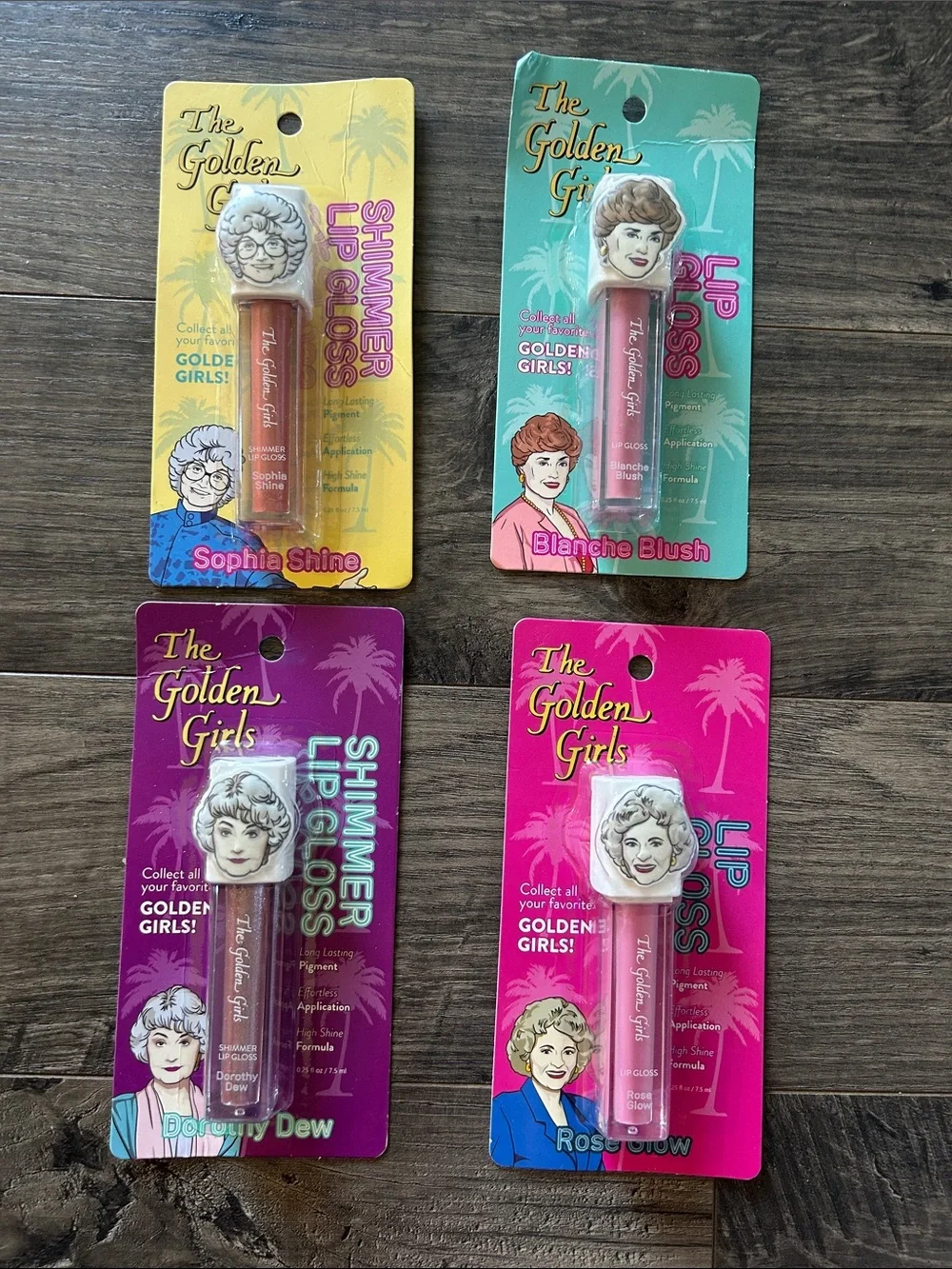 The Golden Girls Lip Gloss Set NEW